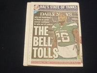 2020 OCTOBER 14 NEW YORK DAILY NEWS NEWSPAPER - N.Y. JETS CUT LE'VEON BELL