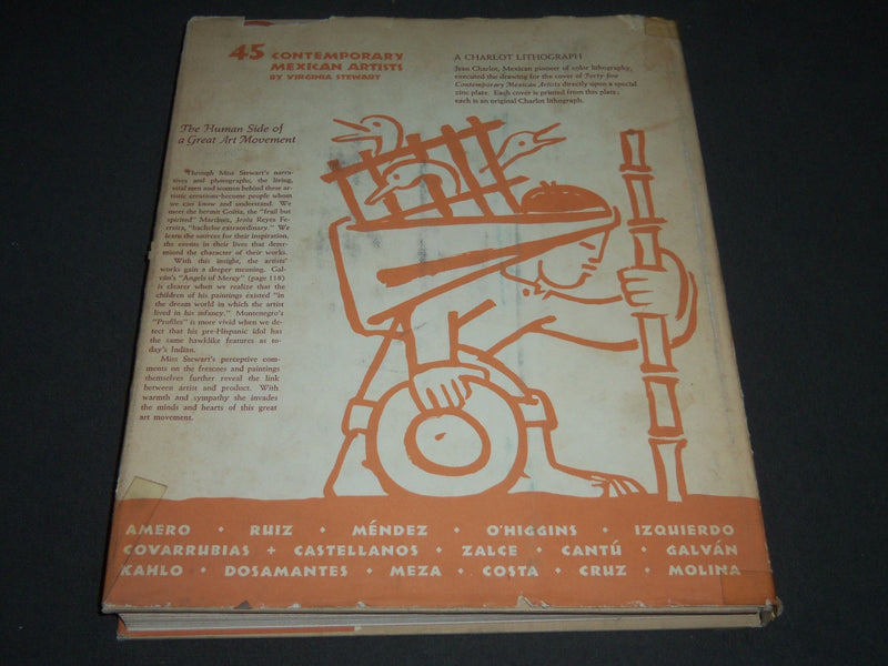 1952 45 CONTEMPORARY MEXICAN ARTISTS BOOK BY VIRGINIA STEWART - KD 3821