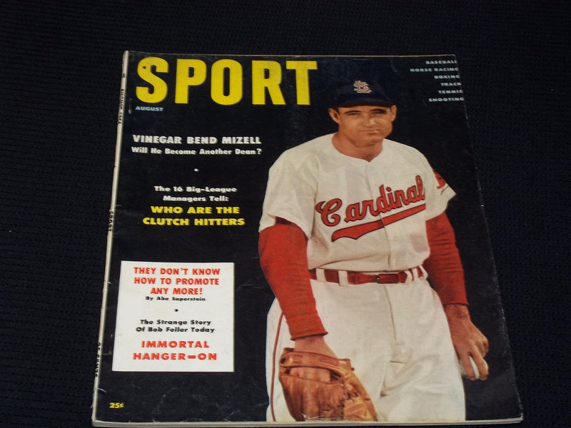 1956 AUGUST SPORT MAGAZINE - VINEGAR BEND MIZELL NFL MLB NBA NHL - E 23