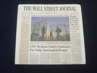 2021 MARCH 9 THE WALL STREET JOURNAL -CDC RELAXES SAFETY GUIDANCE FOR VACCINATED