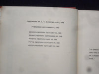 1907 CATCH WORDS OF CHEER HARDCOVER BOOK BY SARA HUBBARD - KD 8473