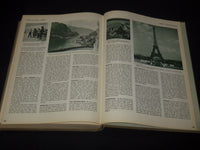 1962 HAMMOND AMBASSADOR WORLD ATLAS HARDCOVER BOOK - COLOR MAPS - KD 3350F