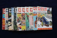 1952-1958 POPULAR SCIENCE MAGAZINE - LOT OF 11 - O 3311