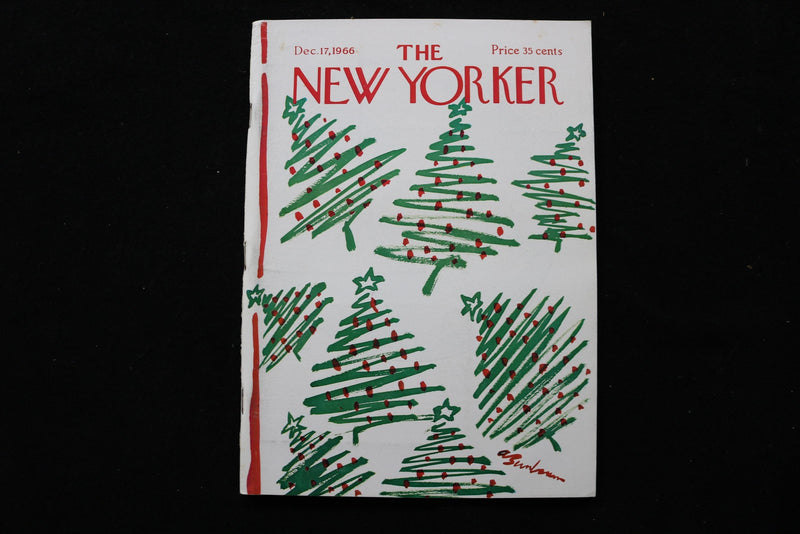 1966 DECEMBER 17 NEW YORKER MAGAZINE - GREAT ILLUSTRATED COVER - NY 2718