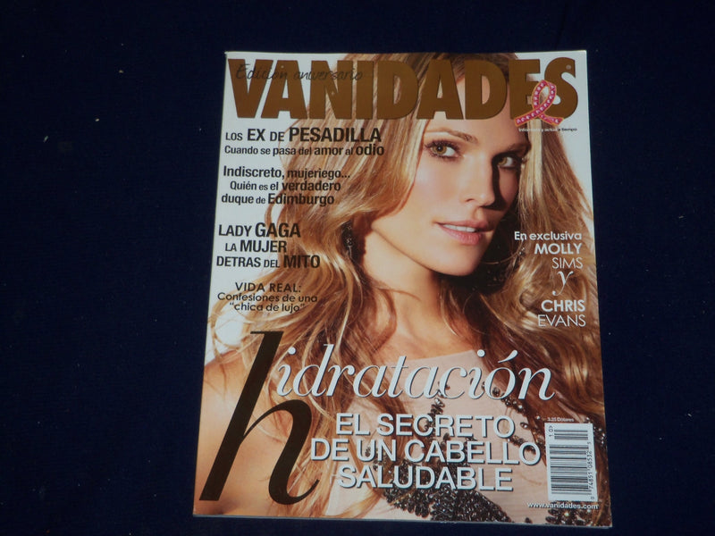 2011 OCTOBER VANIDADES MAGAZINE - MOLLY SIMS COVER - SP 9888