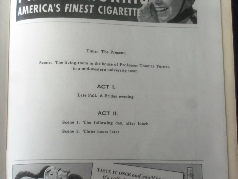 1940 MAY 20 PLAYBILL PROGRAM - MALE ANIMAL - DON DEFORE - J 6477