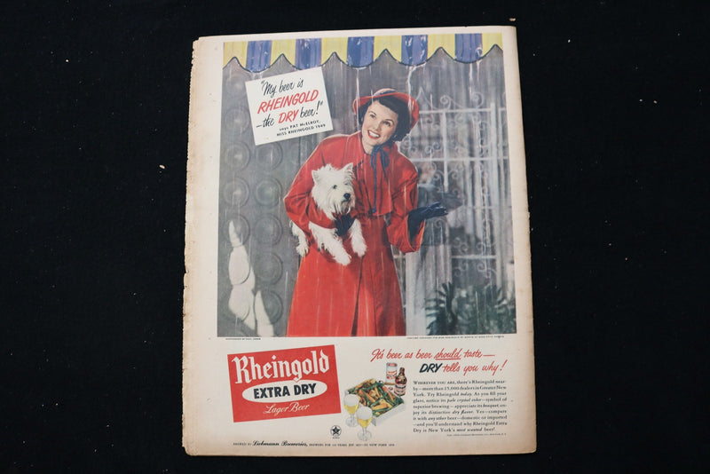 1949 APRIL 17 SUNDAY MIRROR MAGAZINE - LIZABETH SCOTT COVER - E 26280