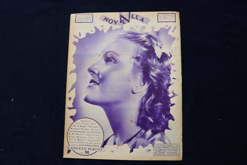 1936 MARCH 8 NOVELLE MAGAZINE - MARLENE DIETRICH - ITALIAN COVER - E 23777