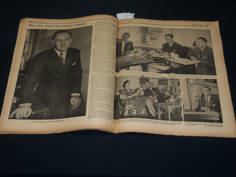 1941 AUGUST 10 PM'S WEEKLY NEWSPAPER - SUPPLIES RUINED BY FIGHTERS - NP 4932
