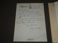 1953 CONWAY'S TREASURY OF FLOWER ARRANGEMENT INSCRIBED BOOK & LETTER - I 1234