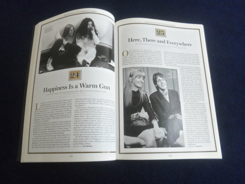 2010 ROLLING STONE MAGAZINE - THE BEATLES 100 GREATEST SONGS - SP 6480I