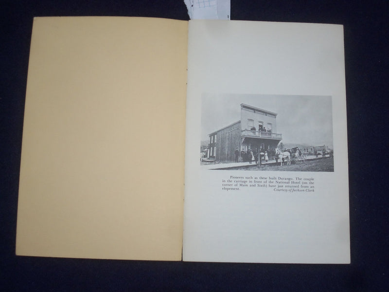 1977 SAGEBRUSH METROPOLIS - DURANGO 1880-1881 SOFTCOVER BOOK - J 9603