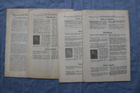 1917-1920 THE WILSON BULLETIN - THE SCHOOL LIBRARY NUMBER - LOT OF 4 - K 2966