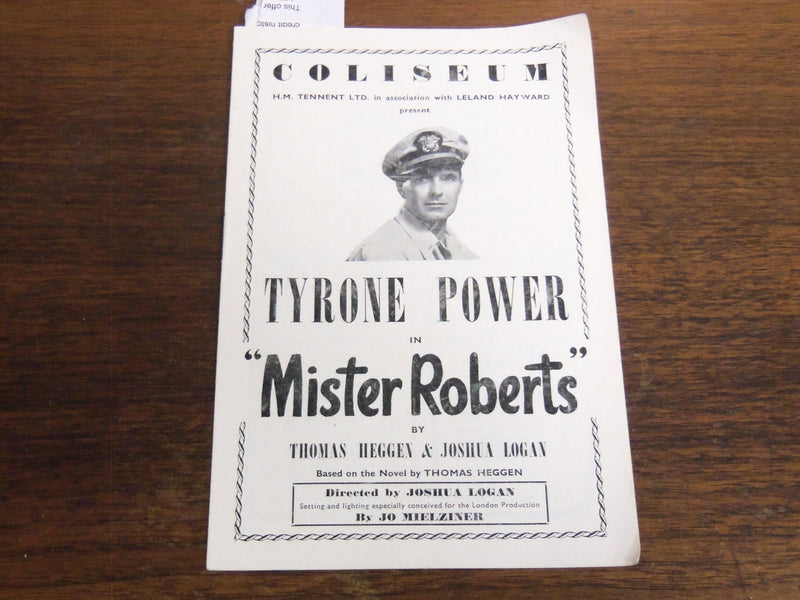 1950 MISTER ROBERTS TYRONE POWER PROGRAM - LONDON - K 1087
