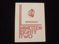1982 IMPRESSIONS PEQUANNOCK VALLEY SCHOOL YEARBOOK- POMPTON PLAINS, NJ - YB 3161