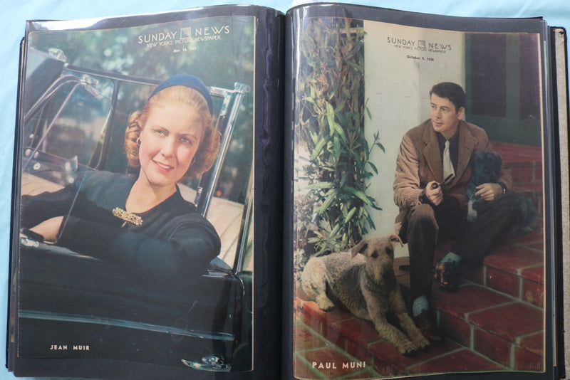 MOVIE STAR MAGAZINE PHOTOS SCRAPBOOK - EDGAR BERGEN - RAY MILLAND - #14