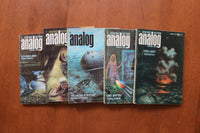 1962-1990 ANALOG SCIENCE FICTION DIGEST MAGAZINE - LOT OF 45 - O 3934