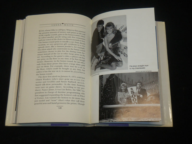 1987 VANNA SPEAKS HARDCOVER BOOK BY VANNA-WHITE - NICE PHOTOS - KD 6539