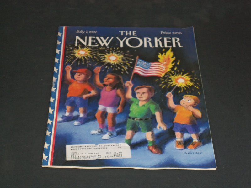 1997 JULY 7 THE NEW YORKER MAGAZINE - ILLUSTRATED COVER - NY 1897