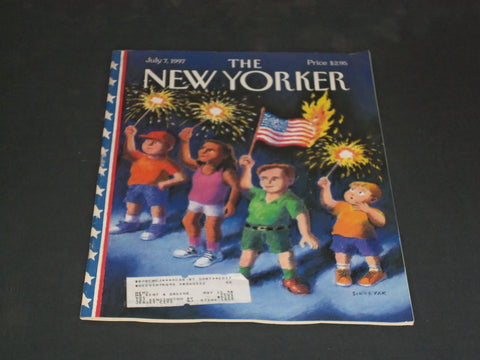 1997 JULY 7 THE NEW YORKER MAGAZINE - ILLUSTRATED COVER - NY 1897