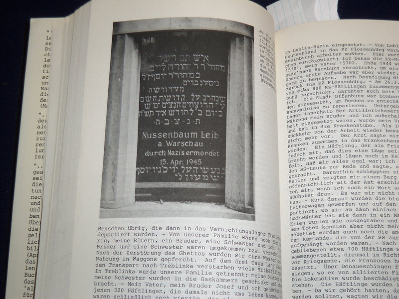 1984 KADDISCH TOTENGEBET IN POLEN BOOK INSCRIBED BY ERHARD R. WIEHN - KD 1378L