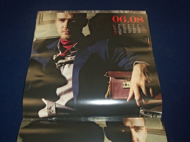 2008 JUSTIN TIMBERLAKE WALL CALENDAR - GREAT PHOTOS - J 1748