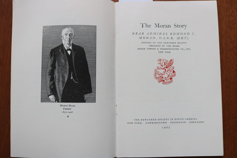 1964 THE MORAN STORY SOFTCOVER BOOK BY EDMOND J. MORAN - K 3180