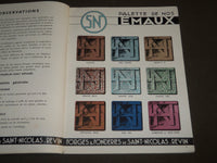 1936 ST. NICOLAS FORGES & FONDERIES FRENCH CATALOGUE - FR 346
