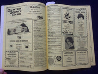 1977 SUMTER COUNTY, GEORGIA DIRECTORY - SOFTCOVER - JIMMIE CARTER - SP 1534T
