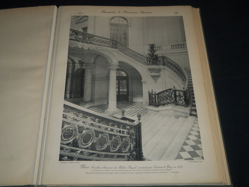 1920-1921 DOCUMENTS DE FERRONNERIE ANCIENNE BY F. CONET VOLUME 1 & 2 - Z 170