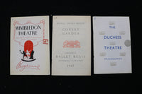 1947-1949 LONDON THEATRE PROGRAMS - LOT OF 22 - K 1822