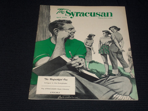 1952 APRIL THE SYRACUSAN MAGAZINE - UNFAITHFUL ONE FRONT COVER - E 4775