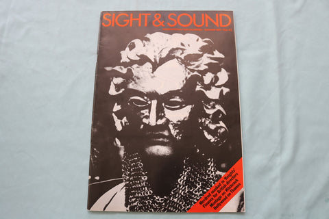 1980 SUMMER SIGHT & SOUND MAGAZINE - JOHN BOORMAN'S KNIGHTS COVER - E 19384