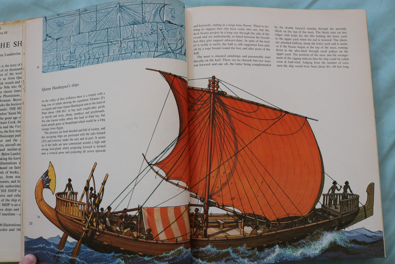 1961 THE SHIP HARDCOVER BOOK BY BJORN LANDSTROM - KD 9653