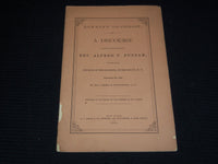1864 REV. ALFRED PUTNAM INSTALLATION DISCOURSE BY EZRA GANNETT - J 7534