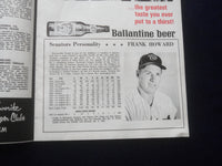 1965 WASHINGTON SENATORS VS. NEW YORK YANKEES SCORECARD - J 8398