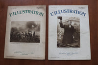 1927-1931 L'ILUSTRATION FRENCH MAGAZINE LOT OF 35 ISSUES - O 3508