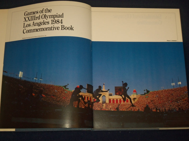 1984 GAMES OF THE 23RD OLYMPIAD LOS ANGELES COMMEMORATIVE BOOK - KD 2795