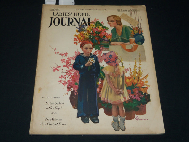 1932 MAY LADIES HOME JOURNAL MAGAZINE - BEAUTIFUL FRONT COVER - F 322