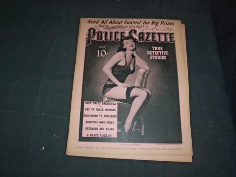 1941 JULY THE NATIONAL POLICE GAZETTE MAGAZINE - JESSICA ROGERS - B 5885