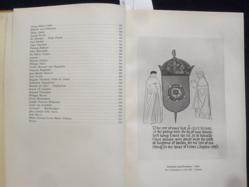 1925 ANEKDOTEN AUS DER MEDIZINISCHEN WELTGESCHICHTE BOOK - GERMAN TEXT - KD 8839