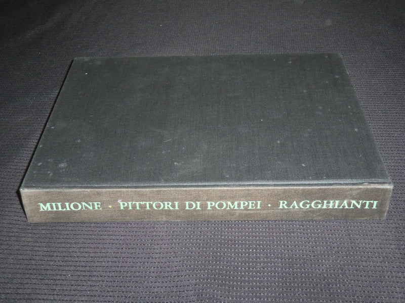 1963 PITTORI DI POMPEI HARDCOVER BOOK BY C. L. RAGGHIANTI W/SLIPCASE - R 722H