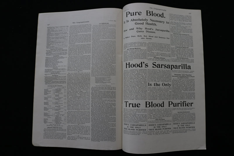 1895 MARCH 28 THE CONGREGATIONALIST MAGAZINE - SAMUEL FRANCIS SMITH - K 2332