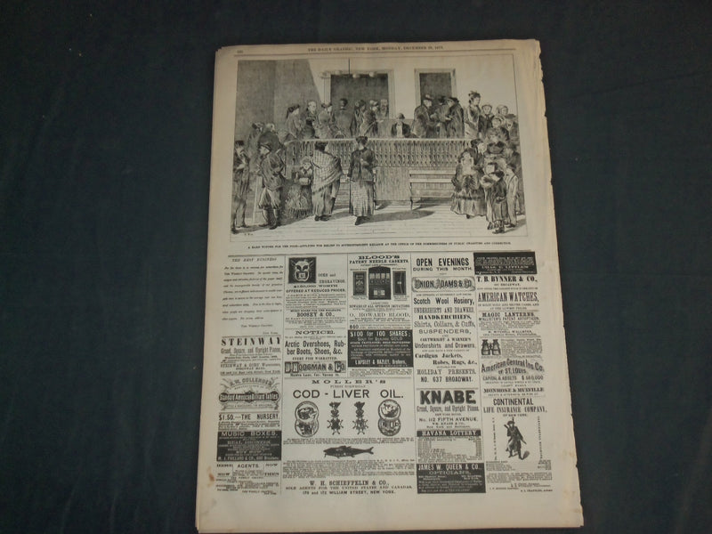 1873 DECEMER 29 THE DAILY GRAPHIC NEWSPAPER - MR. WENDELL PHILLIPS - NT 7636