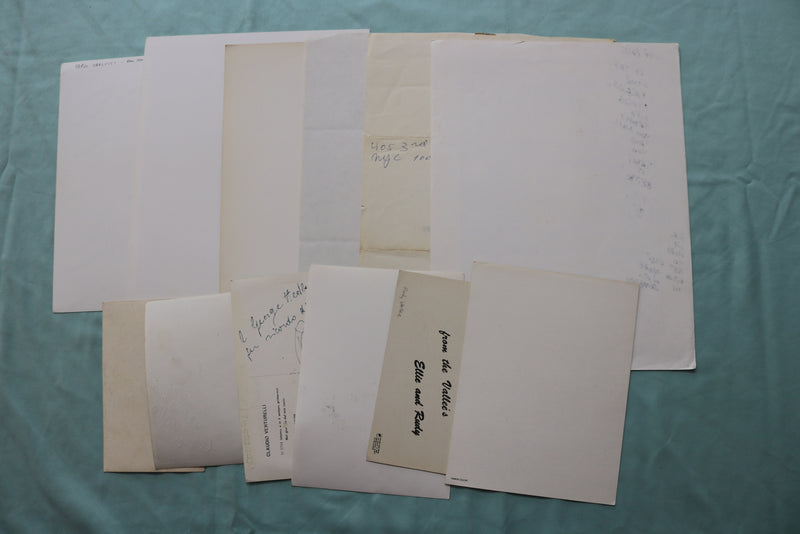CELEBRITY AUTOGRAPHED PHOTOS - LOT OF 12 - K 2555