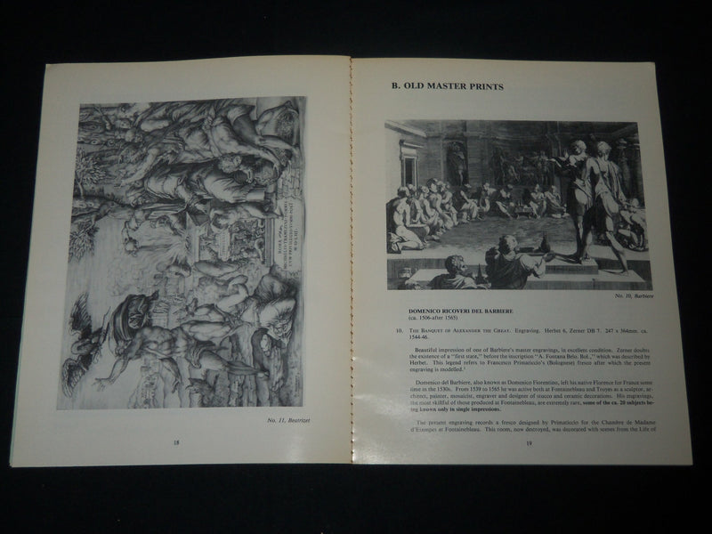 WILLIAM H. SCHAB GALLERY CATALOGUES LOT OF 4 - #53, 59, 60 & 61 - O 1399
