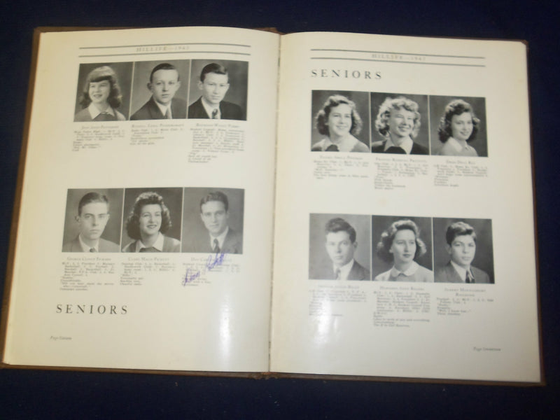 1943 HILLIFE CHAPEL HILL HIGH SCHOOL YEARBOOK - CHAPEL HILL, NC - YB 1872