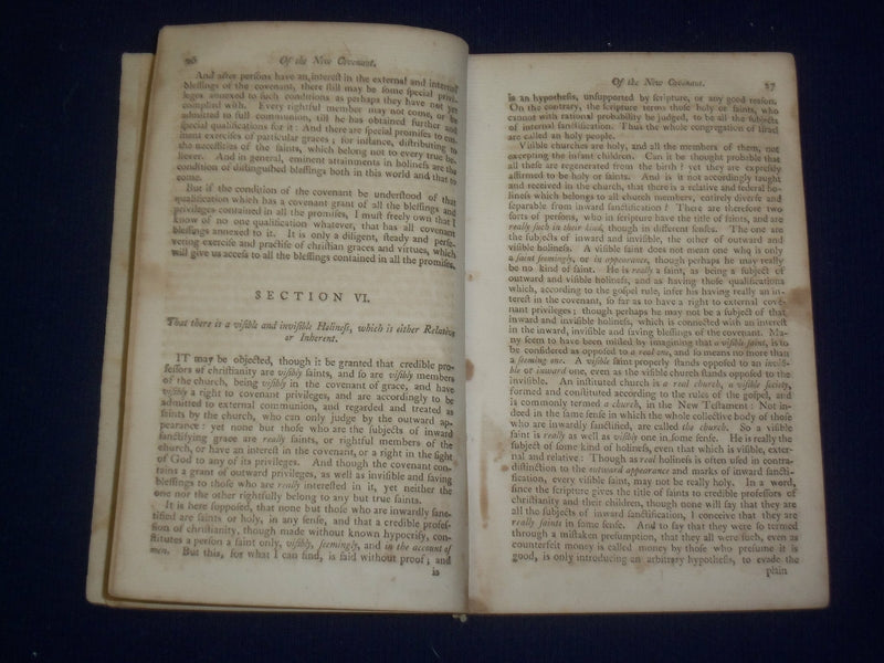 1792 A DISCOURSE CONCERNING THE CHURCH BY MOSES HEMMENWAY - J 4784