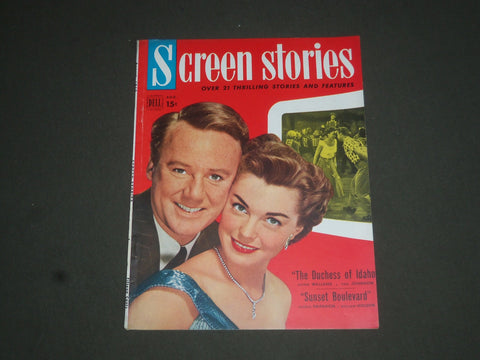 1950 AUG SCREEN STORIES MAGAZINE - VAN JONHSON & ESTHER WILLLIAMS COVER- SP 7509