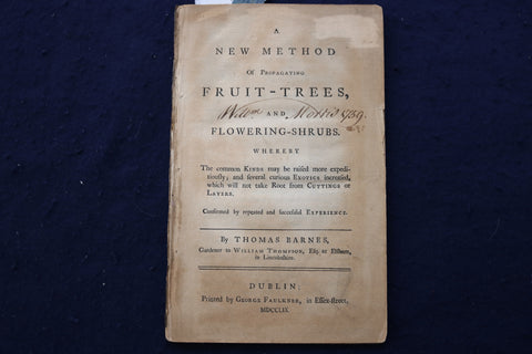 1911 A NEW METHOLD OF PROPAGATING FRUIT TREES & SHRUBS - THOMAS BARNES - K 1311